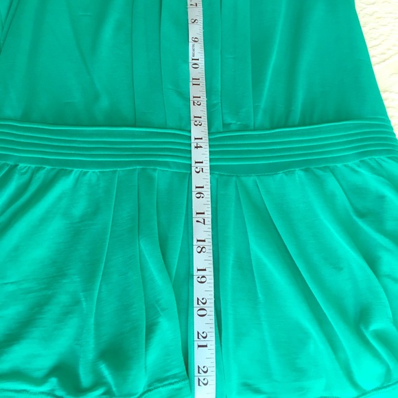 Worthington Lace Tank Green Top PL - Picture 4 of 6